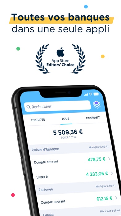 Bankin' : Budget et comptes Bankin' : Budget et comptes