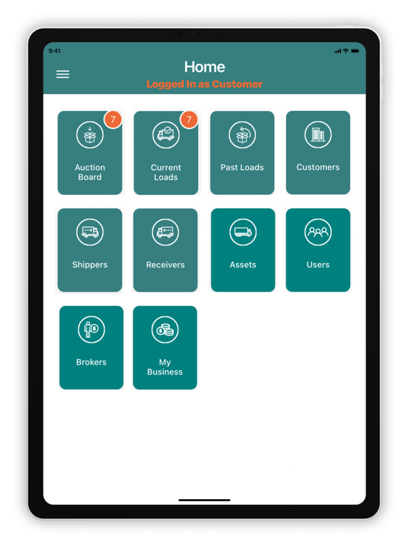 LYNKS TMS iPad screenshot 2 - Business app