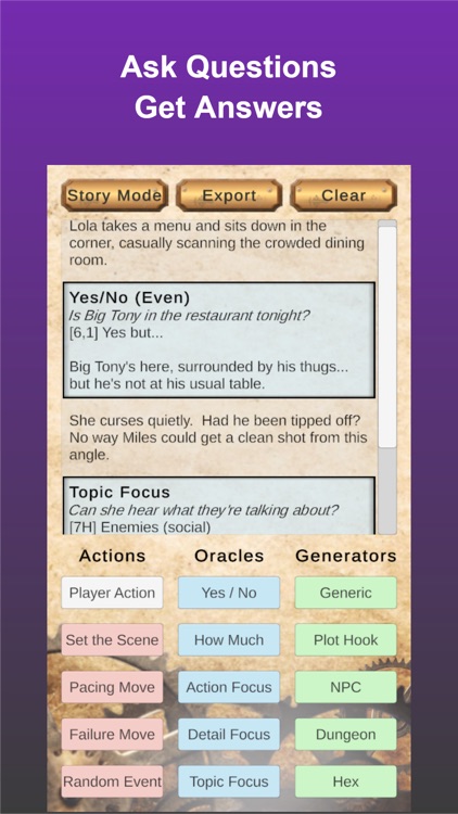 One Page Solo Engine