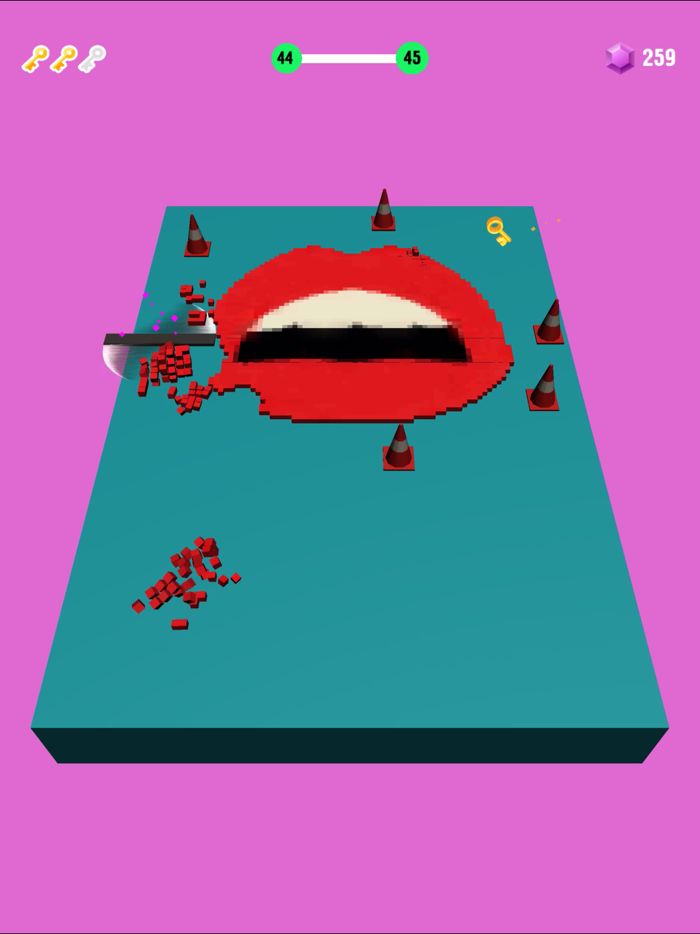 PIXEL CUTTING ASMR SATISFYING