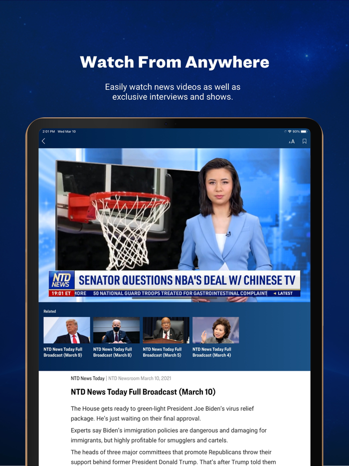 NTD Live TV and Breaking News