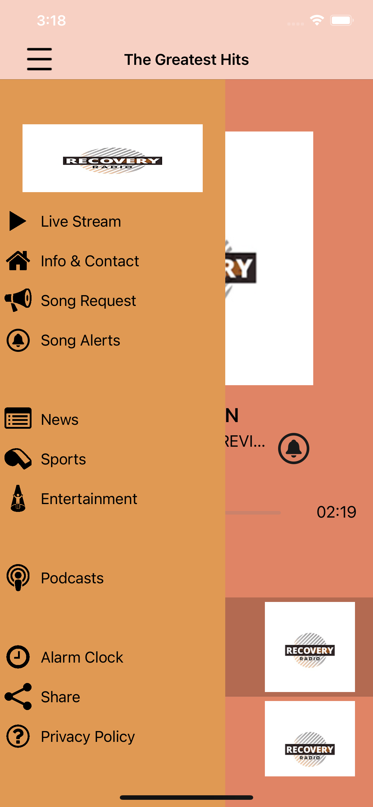 Recovery Radio