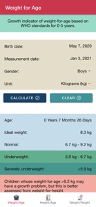 Child Growth Standards screenshot #1 for iPhone