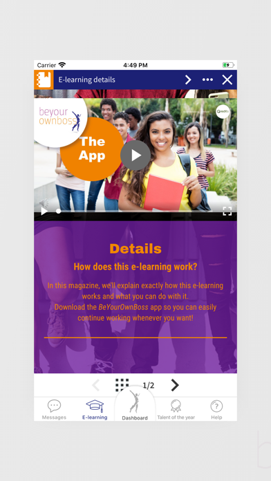 EigenBaas Onderwijsprogramma screenshot 3