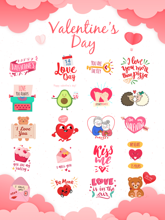 Screenshot #4 pour Valentine’s Day Stickers ⋆
