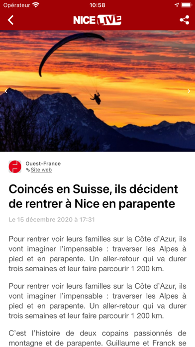 Nice Live : Actu & Sport Screenshot