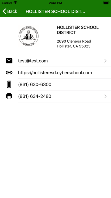 Hollister SD Screenshot