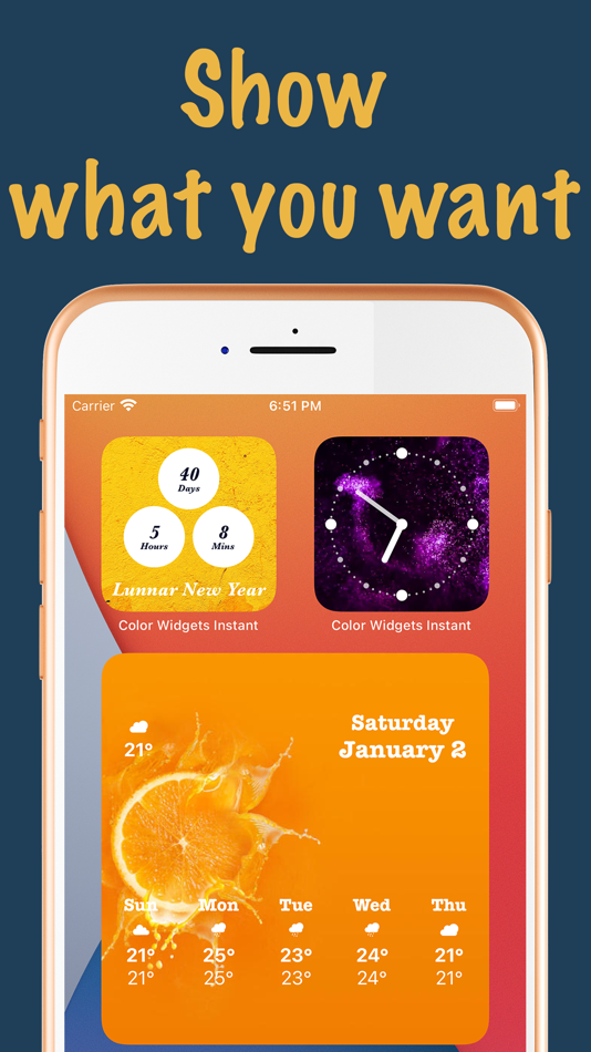 #2. Color Widgets Instant (iOS) 由: Bui Van Phuoc