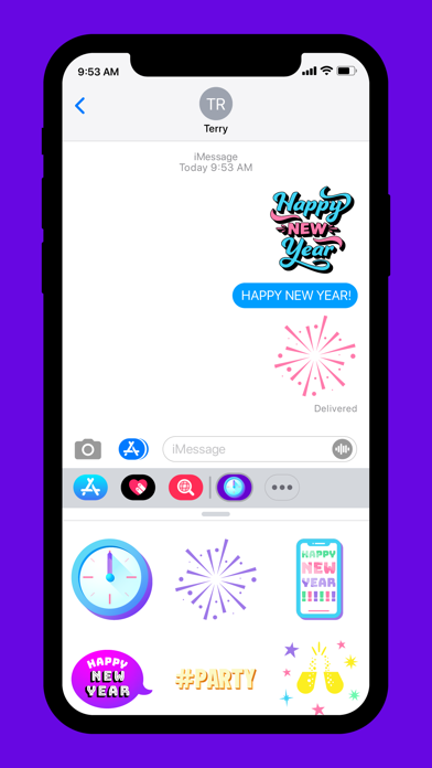New Year’s Stickers Screenshot