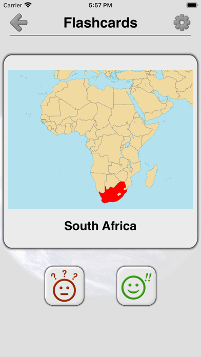Maps of All Countries Geo-Quiz Screenshot