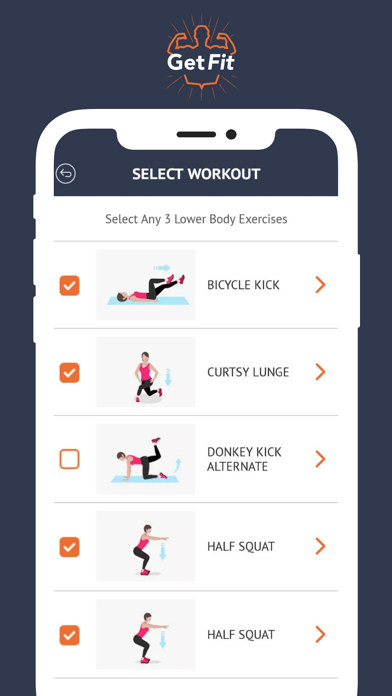 GetFit - Lose Weight at Home Screenshot