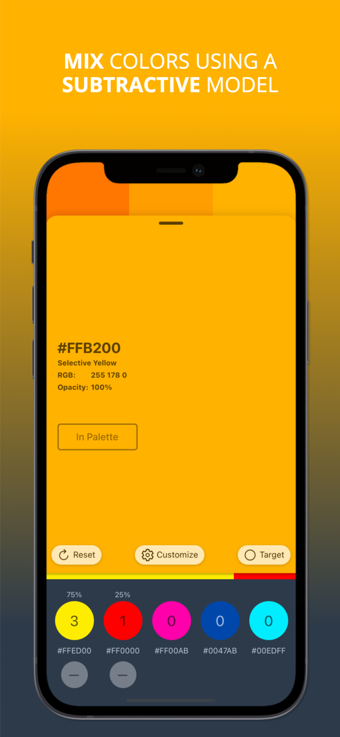 Trycolors - mix colors