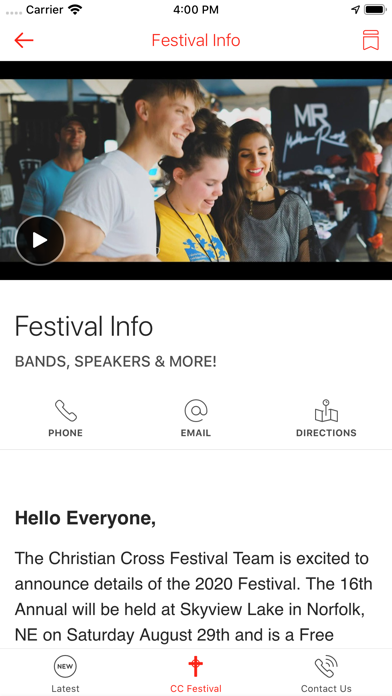 Christian Cross Festival Screenshot