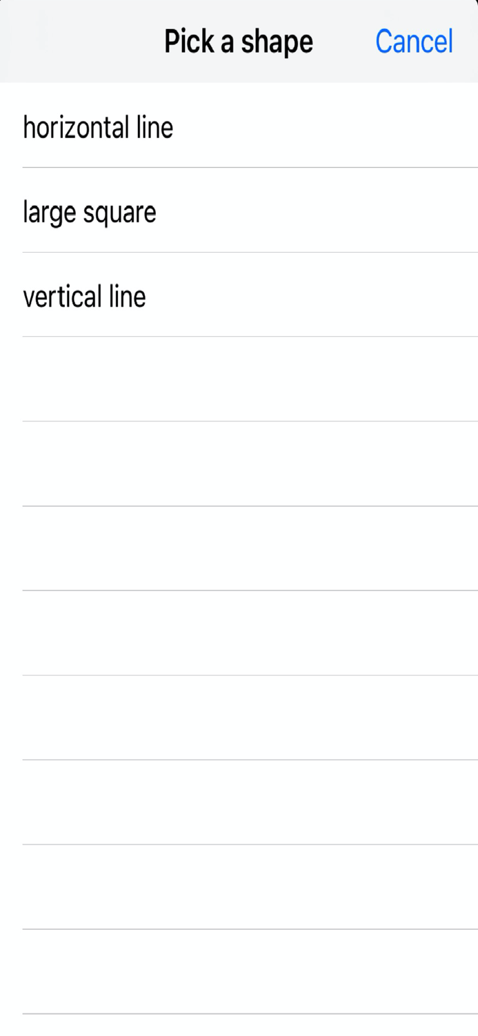 Blindfold Shape Finder