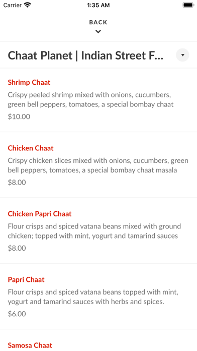 Indian Grill Restaurant Screenshot