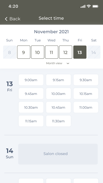 Antonino Salon and Spa Screenshot