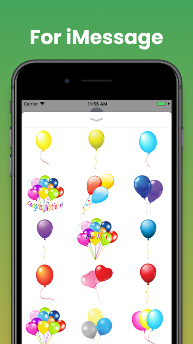 Screenshot #2 pour Autocollants emojis de ballons