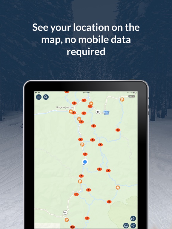 Screenshot #5 pour RideOnWYO SnowmobileTrails