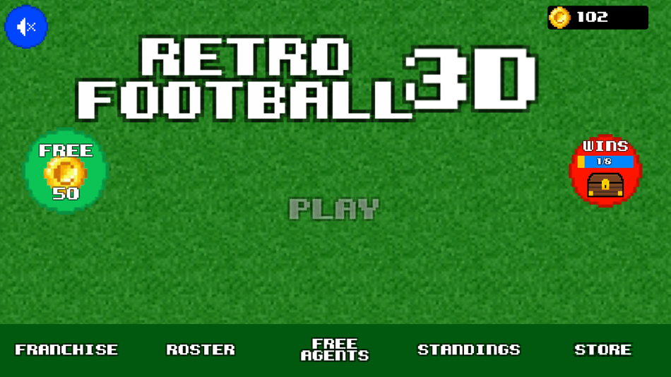 #1. Retro Football 3D (iOS) De: Samurai Dog Software
