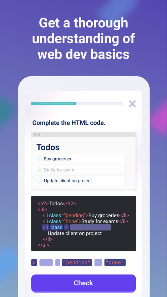 #4. CodeRamp – Learn to Code (iOS) بواسطة: Edouard Sioufi