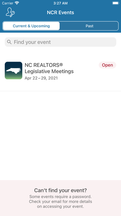 NC REALTORS® Events Screenshot