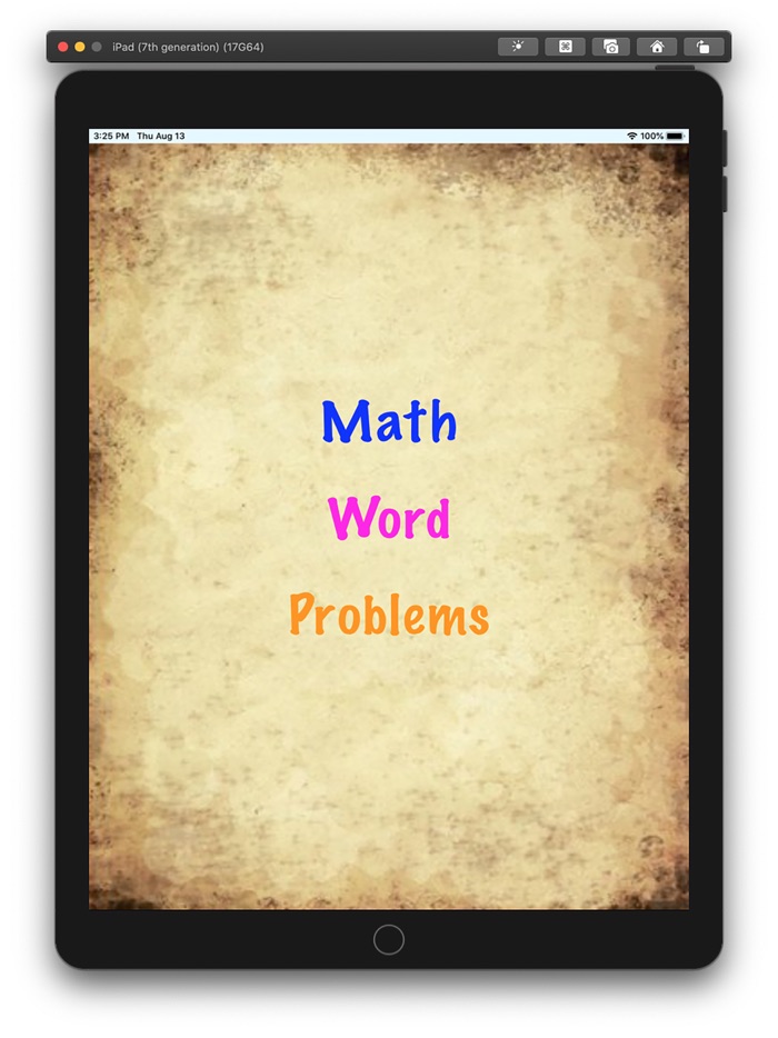 Practice Word Problems