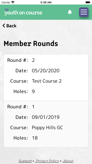 Youth on Course Member App screenshot 3