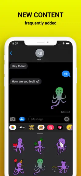 Game screenshot Happy Octopi Stickers hack