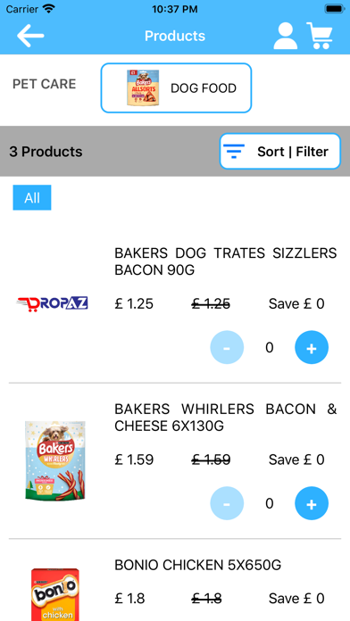 Dropaz Online Supermarket Screenshot