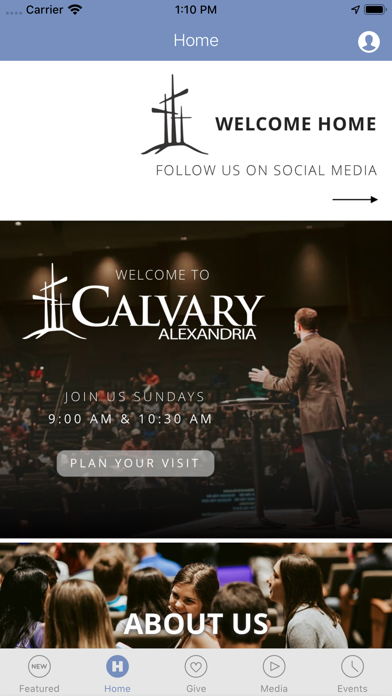 Calvary Church App Screenshot
