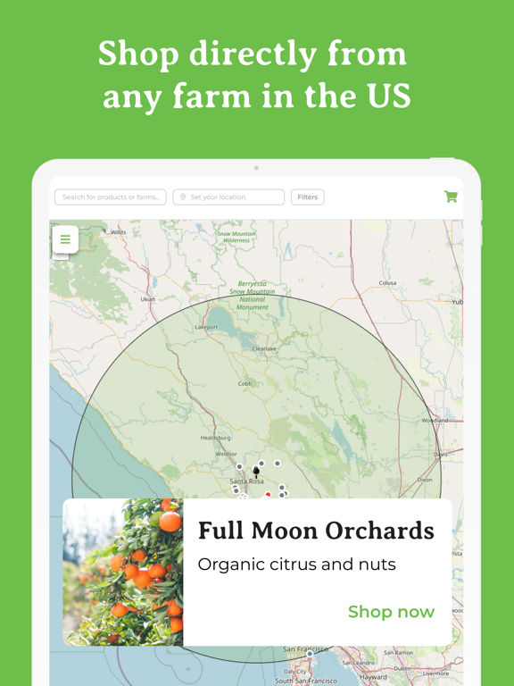 GrownBy iPad screenshot 1 - Food & Drink app