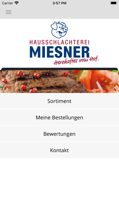 Hausschlachterei Miesner Screenshot