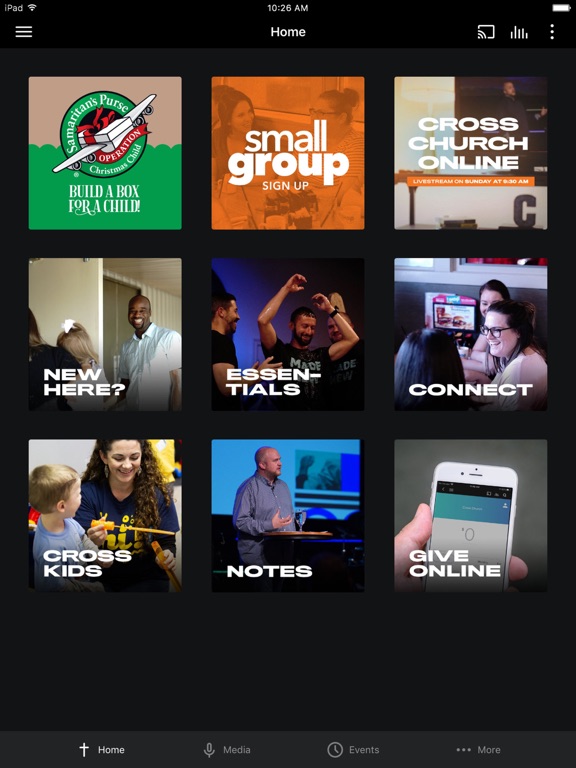 Cross Church Houma iPad screenshot 1 - Lifestyle app