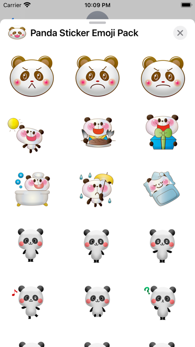 Panda Sticker Emoji Pack Screenshot