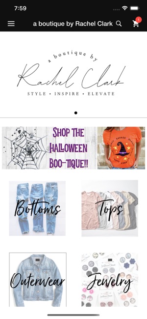 a boutique by Rachel Clark on the App Store