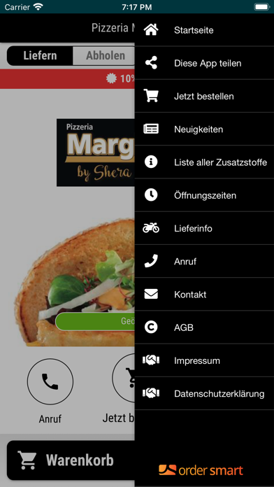 Pizzeria Margherita Screenshot