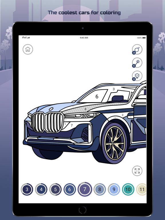 Screenshot #4 pour Cars Color By Number