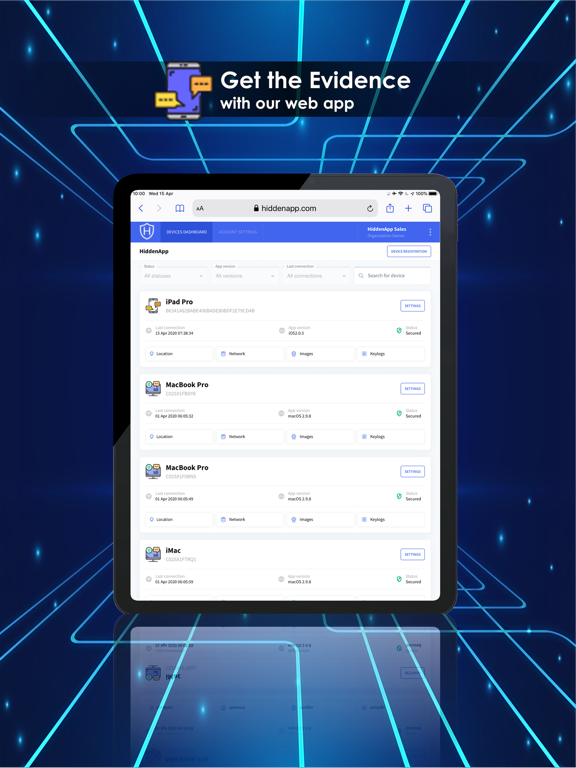 Screenshot #6 pour HiddenApp, Find My Device App