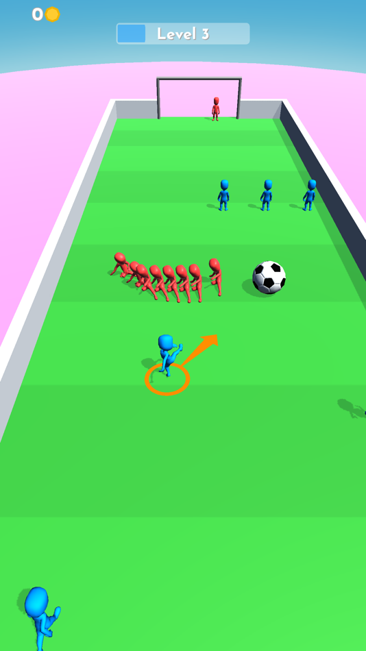 #2. Pass the Ball 3D (iOS) 由: Clap Clap Games