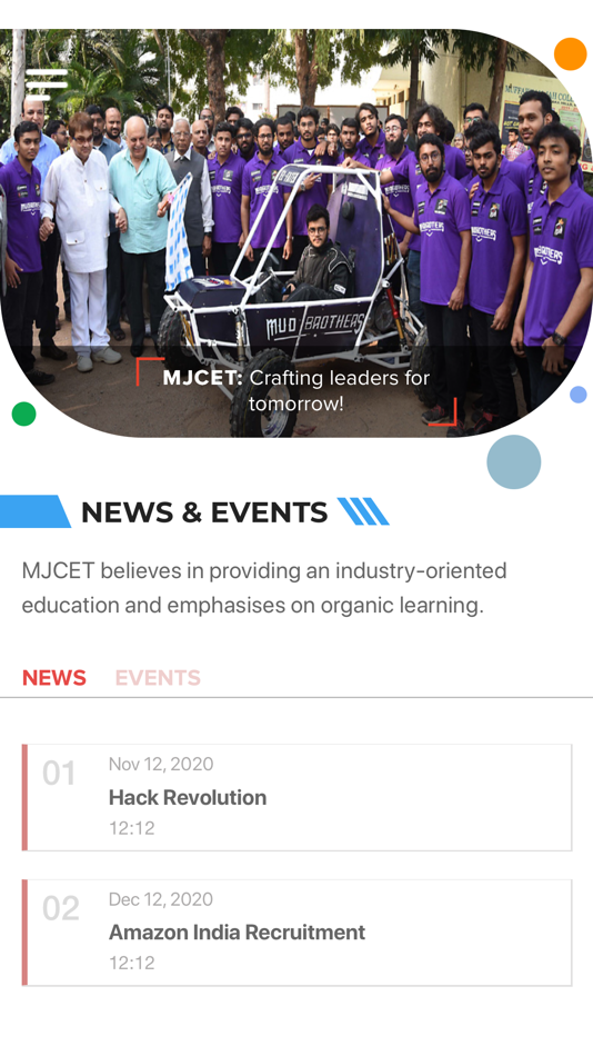 #7. MJCET (iOS) 由: LRR Technologies (Hyderabad) Private Limited