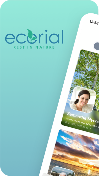 Ecorial®, Memorials in Nature Screenshot