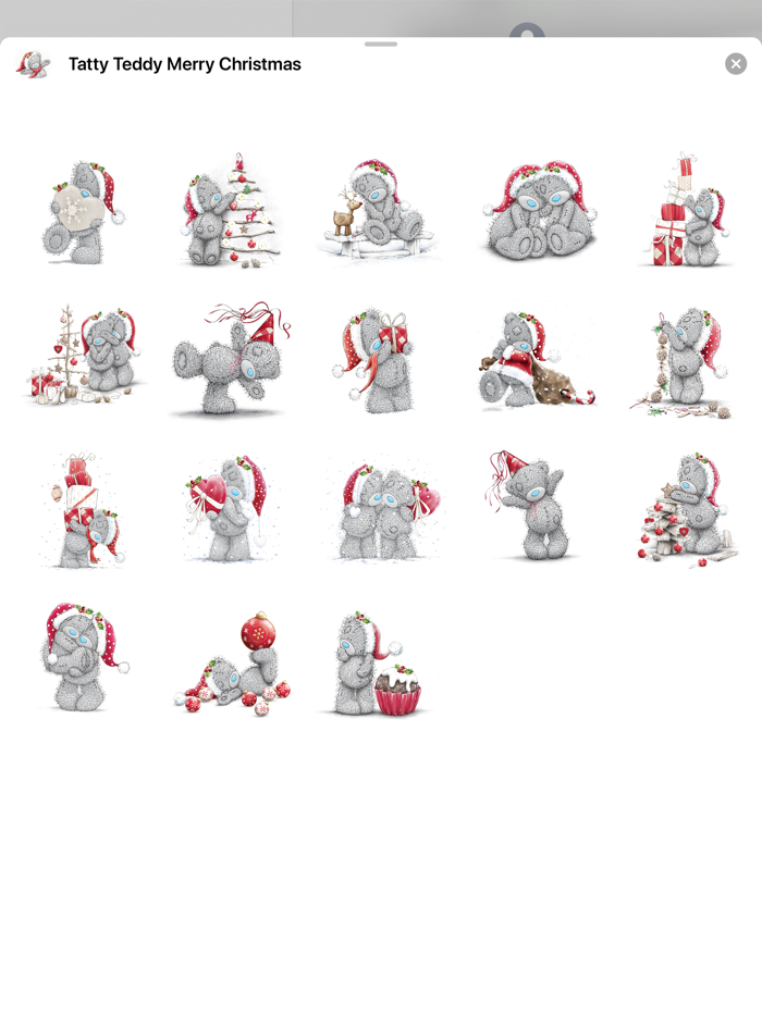 Tatty Teddy Merry Christmas