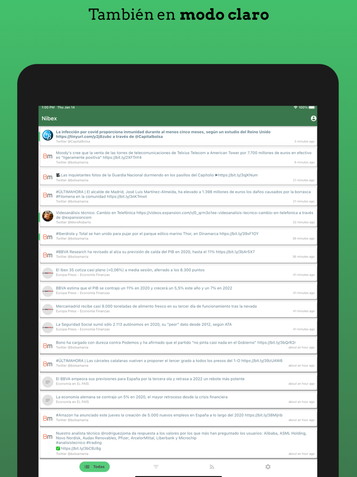 Nibex - Noticias bolsa ibex 35