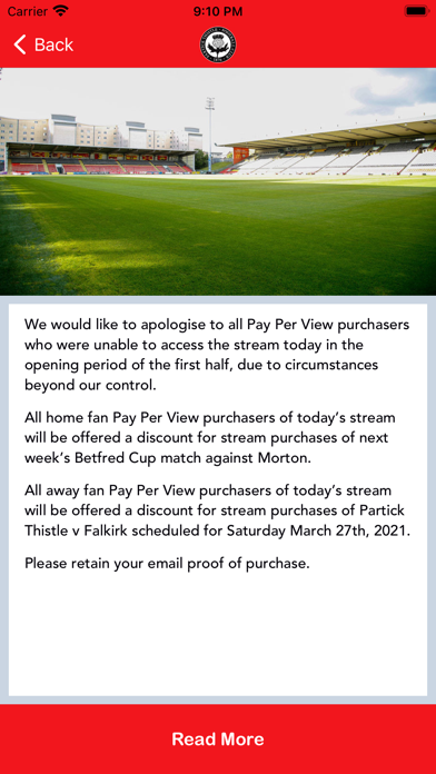 Partick Thistle Screenshot
