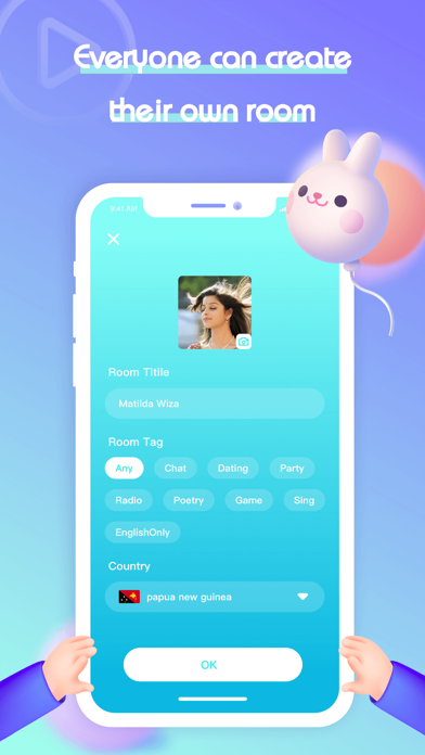 Muza - Arabic Voice Chat Rooms Screenshot