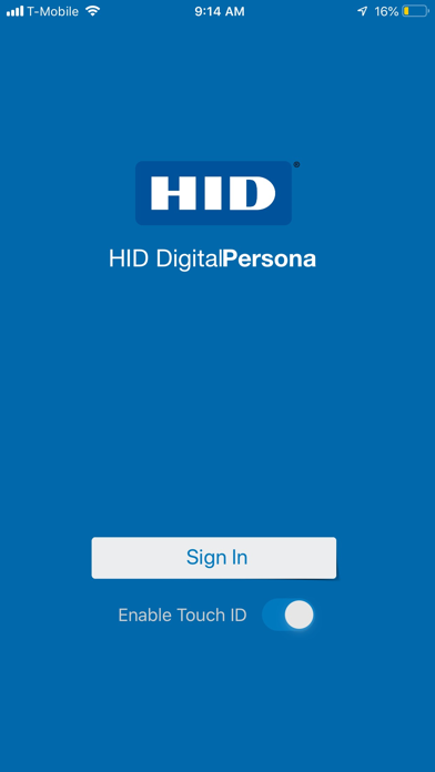 DigitalPersona Screenshot