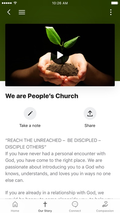 People’s Church, AG Screenshot