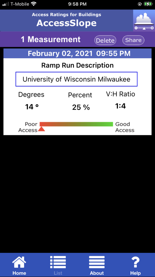 #5. AccessSlope (iOS) 由: University of Wisconsin–Milwaukee