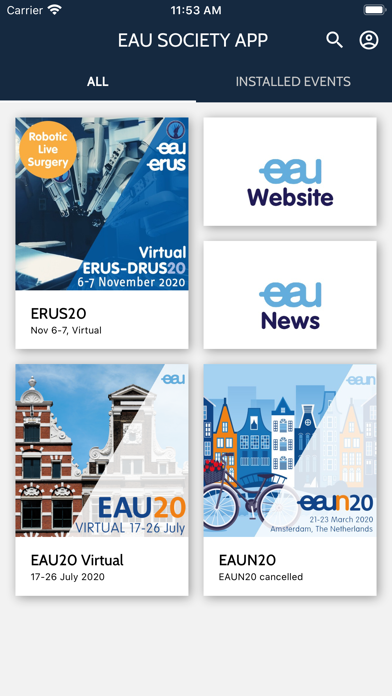 How to cancel & delete EAU Events from iphone & ipad 1