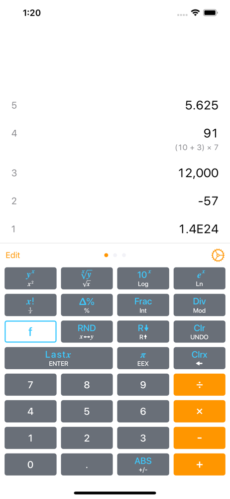 Calculator RPN screenshot 4